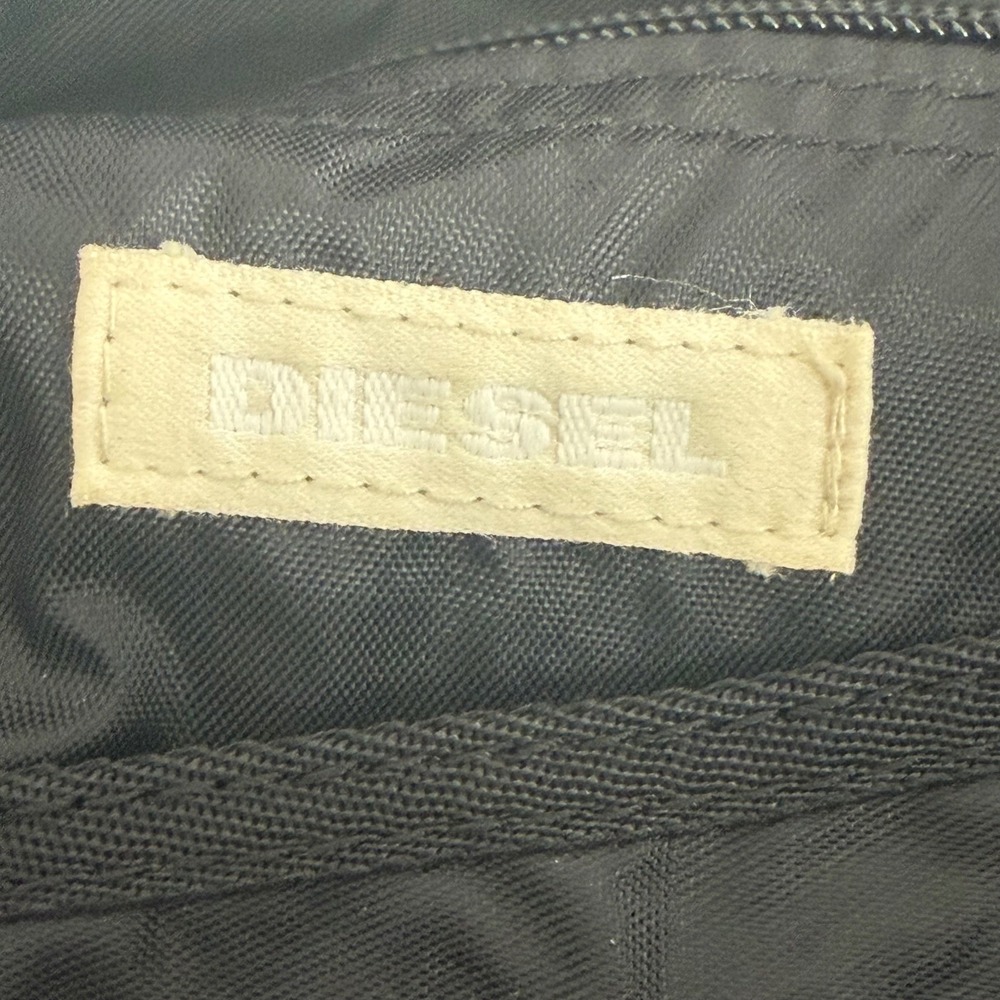 Diesel Brown Polyester Utility Tote Bag Zip Shoulder Bag Gorpcore RN93243 - Picture 6 of 10